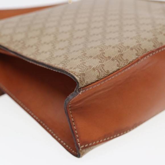 CELINE Macadam Canvas Hand Bag 2way Beige Auth 84755 - Picture 16 of 16